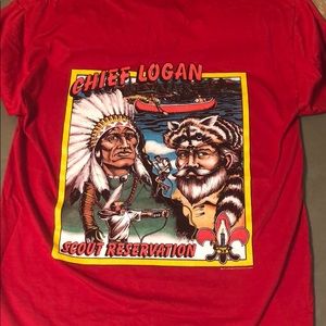 Chief Logan scout reservation shirt